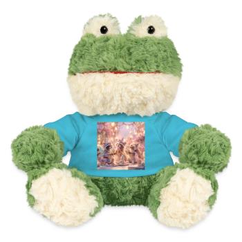 Märchenwald Waschbär Fest - MiniFeet® Frosch Torge - Atollblau - Vorne