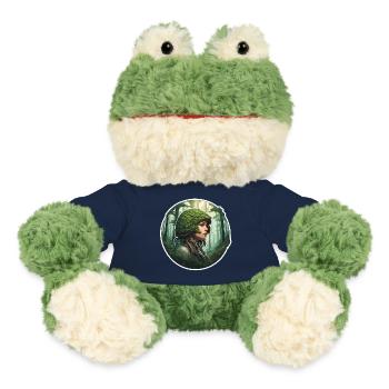 Wald Frau / grün / Waldbewohner / Bäume / Gras - MiniFeet® Frosch Torge - French Navy - Vorne