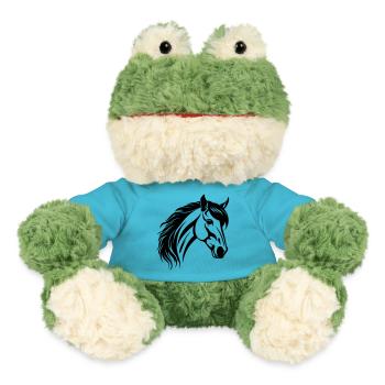 Horse Head - MiniFeet® Frog Torge - atoll blue - Front