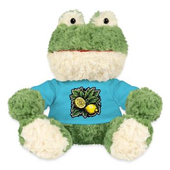 Lebensmittel / Obst / Markt / Vitamine / Design - MiniFeet® Frosch Torge - Atollblau - Vorne