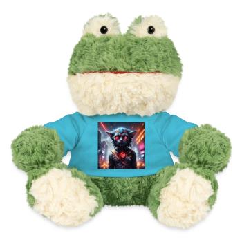 Bitcoin Hodl cat - MiniFeet® Frosch Torge - Atollblau - Vorne