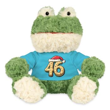 46 Number Christmas Cookie - MiniFeet® Frog Torge - atoll blue - Front
