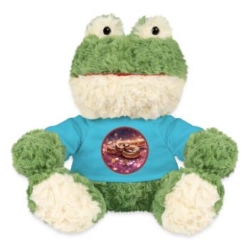 Schlange in Glitzer - MiniFeet® Frosch Torge - Atollblau - Vorne