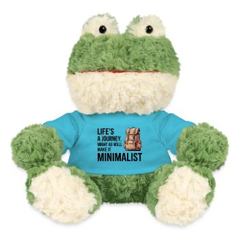 Life's a Journey Make It Minimalist GIS Backpack - MiniFeet® Frog Torge - atoll blue - Front