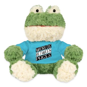 Escape Quotes BDAY Contemporary Literature - MiniFeet® Frog Torge - atoll blue - Front