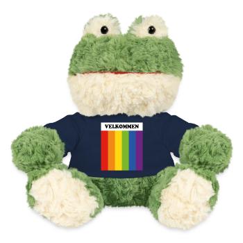 Velkommen Rainbow Flag - LGBT Safe Space Norwegian - MiniFeet® Frog Torge - french navy - Front