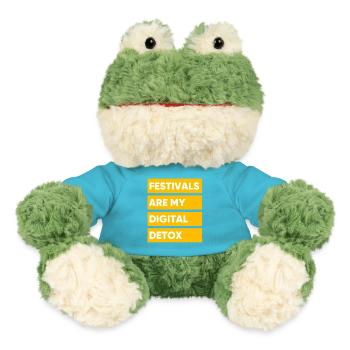 Festivals Are My Digital Detox - MiniFeet® Frog Torge - atoll blue - Front