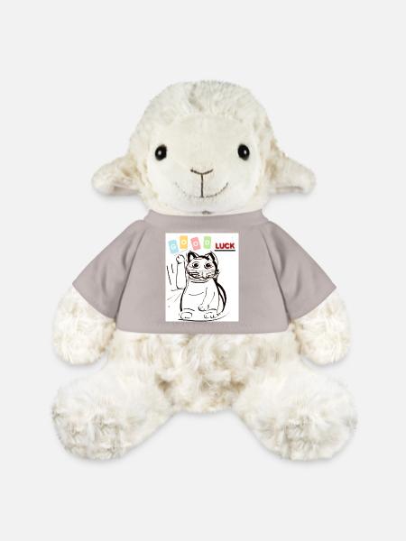 Winkekatze good luck  - MiniFeet® Schaf Annika - Taupe