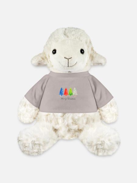 Rainbow Merry Christmas Trees - MiniFeet® Schaf Annika - Taupe