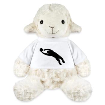garde-but - Mouton en peluche Annika MiniFeet® - blanc - Devant