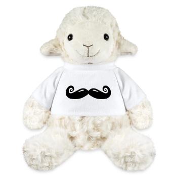 moustache - Mouton en peluche Annika MiniFeet® - blanc - Devant