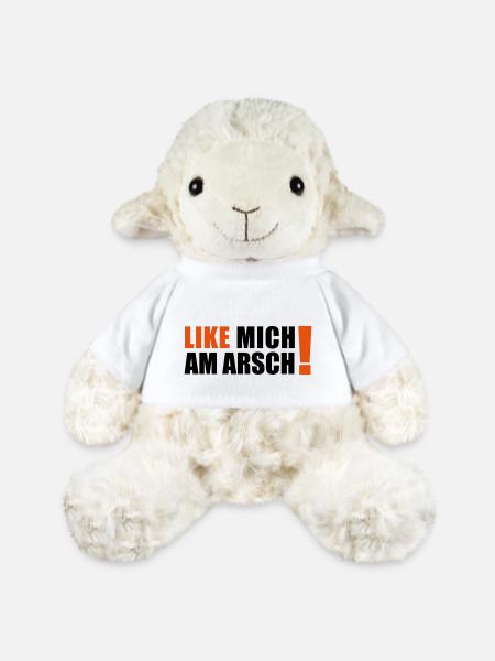 like mich am Arsch - MiniFeet® Schaf Annika - Weiß
