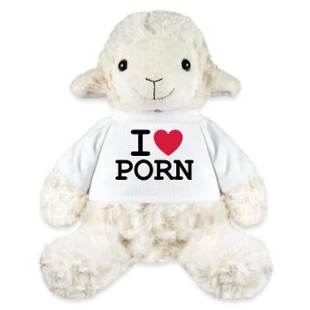 Je aime porno - Mouton en peluche Annika MiniFeet® - blanc - Devant