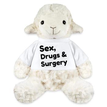Doctor Arzt Surgeon Chirurg Surgery Chirurgie - MiniFeet® Sheep Annika - white - Front