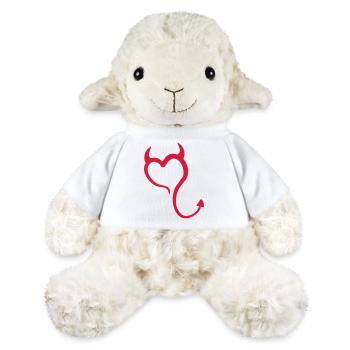 Little Devil 01 - Mouton en peluche Annika MiniFeet® - blanc - Devant