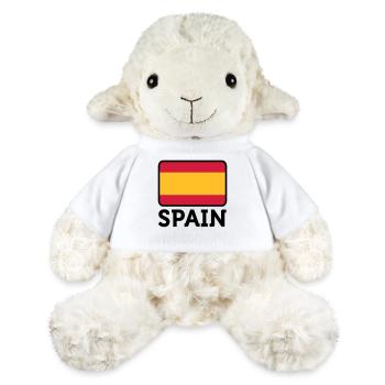 Drapeau national de l Espagne - Mouton en peluche Annika MiniFeet® - blanc - Devant