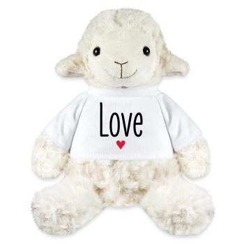 Saint-Valentin anniversaire relation couples amour amour - Mouton en peluche Annika MiniFeet® - blanc - Devant