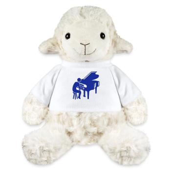 Piano Keys Instrument Playing Classical Music - MiniFeet® Sheep Annika - white - Front