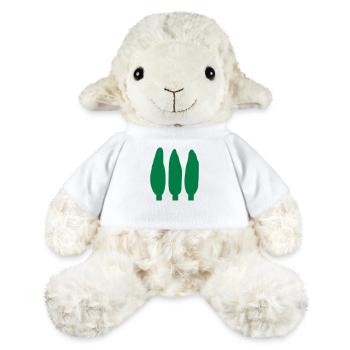3 arbres - v - Mouton en peluche Annika MiniFeet® - blanc - Devant