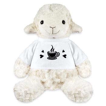 I love Coffee - MiniFeet® Schaf Annika - Weiß - Vorne