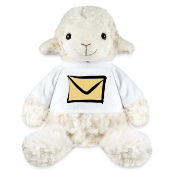 Letter / Envelope icon. Post / E-Mail. - MiniFeet® Sheep Annika - white - Front