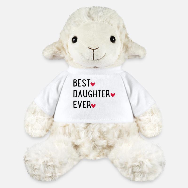 Fille - Mouton en peluche Annika MiniFeet® - blanc