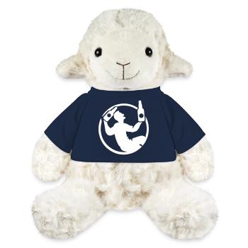 Beer Drinking Party Logo - MiniFeet® Sheep Annika - french navy - Front