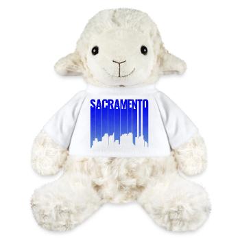 Sacramento Slope Skyline Silhouette - MiniFeet® Sheep Annika - white - Front