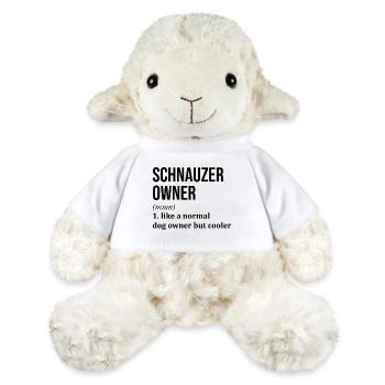 Schnauzer - Mouton en peluche Annika MiniFeet® - blanc - Devant