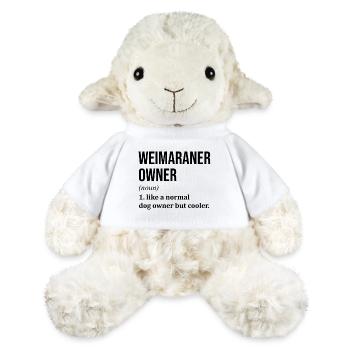 Weimaraner - MiniFeet® Schaf Annika - Weiß - Vorne