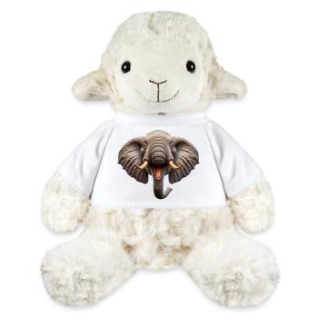 Lachender Elefant - MiniFeet® Schaf Annika - Weiß - Vorne