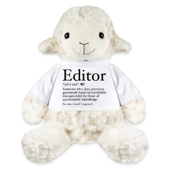 Lustige Editor-Definition Editor-Definition - Editor - MiniFeet® Schaf Annika - Weiß - Vorne