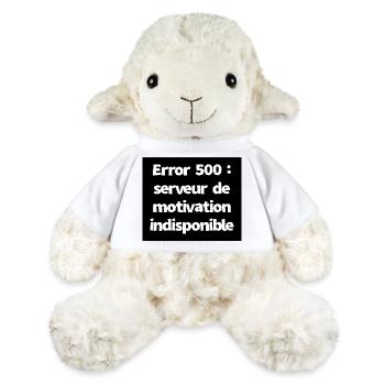 Error 500 : serveur de motivation indisponible - Mouton en peluche Annika MiniFeet® - blanc - Devant