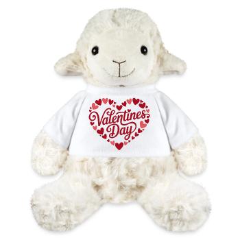 Patron de police en forme de cœur pour la Saint-Valentin - Mouton en peluche Annika MiniFeet® - blanc - Devant