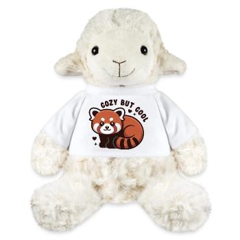 Kuscheliger Roter Panda CUTE BUT COOL - MiniFeet® Schaf Annika - Weiß - Vorne