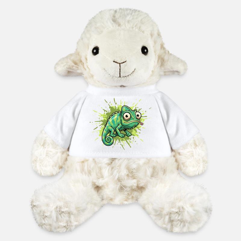 Chameleon Graffiti Spritzer - MiniFeet® Schaf Annika - Weiß