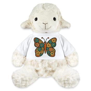 Butterfly with floral pattern - MiniFeet® Sheep Annika - white - Front