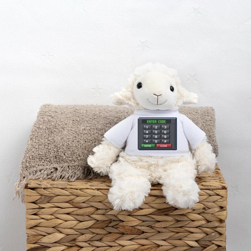 Entrée du code Clavier néon Mouton en peluche Annika MiniFeet®