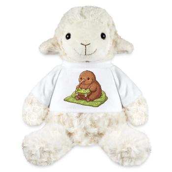 Kiwi Bird Gamer Kawaii  - MiniFeet® Sheep Annika - white - Front