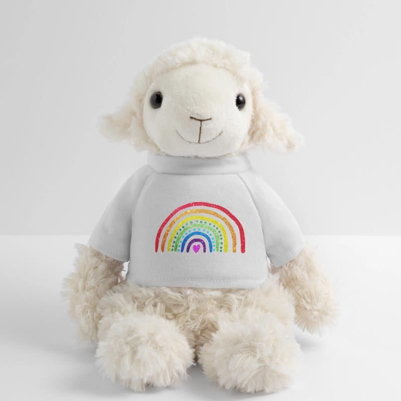 Rainbow Glitter MiniFeet® Sheep Annika