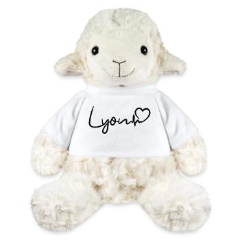 Battement de cœur lyonnais - Mouton en peluche Annika MiniFeet® - blanc - Devant