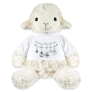 Weinachtsgirlande merry Christmas - MiniFeet® Schaf Annika - Weiß - Vorne