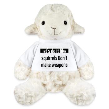 peace gift idea fun peace for paris bday - MiniFeet® Sheep Annika - white - Front