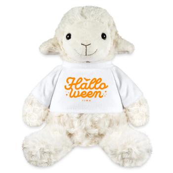 Halloween Wreath Typography Design - MiniFeet® Sheep Annika - white - Front