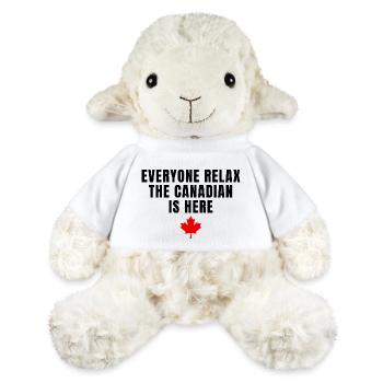 Funny Everyone Relax The Canadian Is Here - MiniFeet® Sheep Annika - white - Front