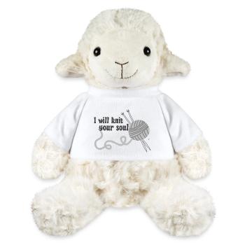 Goth Knitter - Mouton en peluche Annika MiniFeet® - blanc - Devant