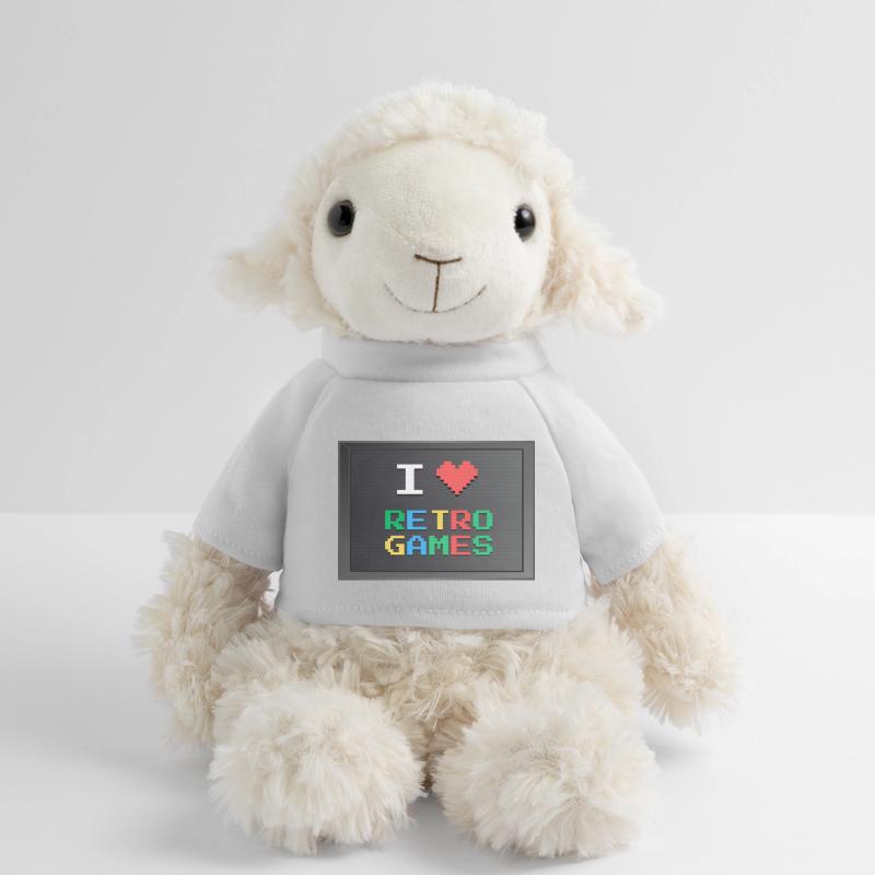 Retrogaming - J'aime le retrogaming Mouton en peluche Annika MiniFeet®
