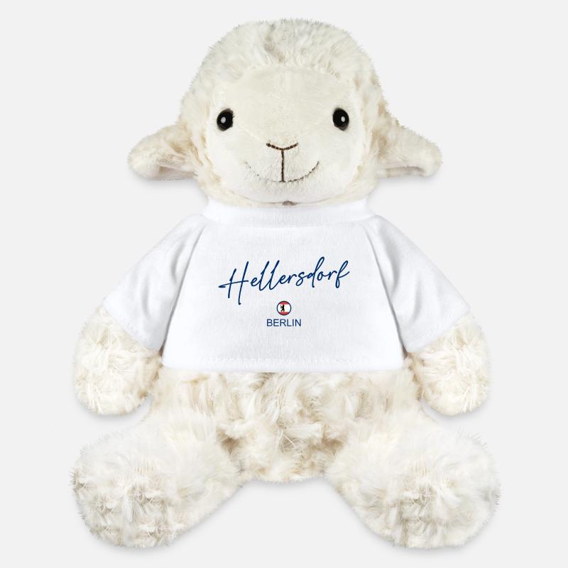 Hellersdorf - Berlin Flag - Berlin Bear - MiniFeet® Sheep Annika - white