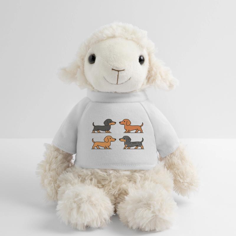 Mignons teckels en variations de couleur Mouton en peluche Annika MiniFeet®