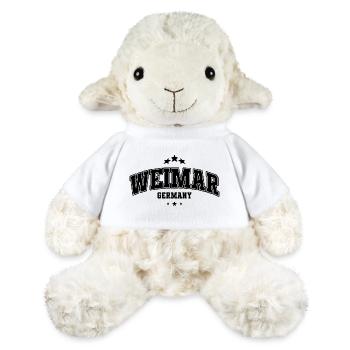Weimar Varsity Lettering Souvenier - MiniFeet® Sheep Annika - white - Front